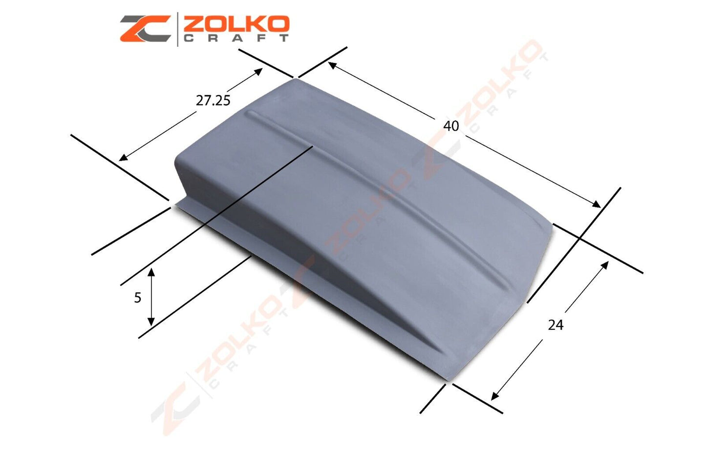 40L 2nd gen S10 Cowl Induction Hood Scoop