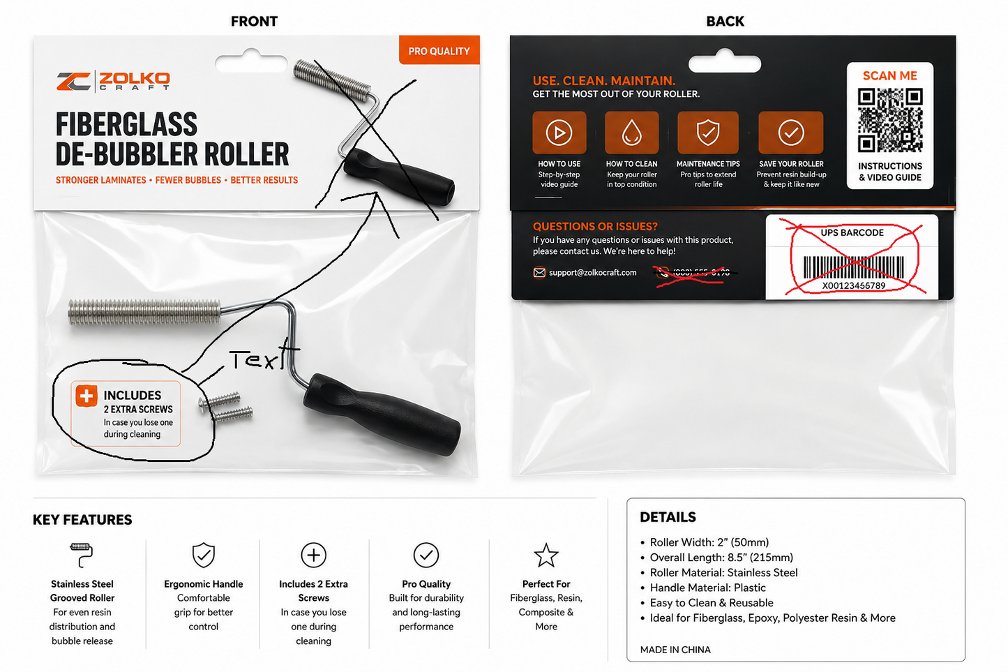 Fiberglass Roller