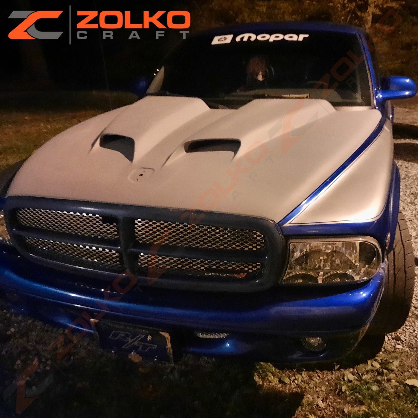 32L Curved Ram Air Hood Scoop