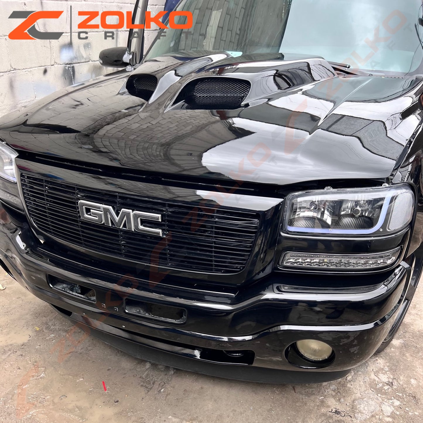 32L Curved Ram Air Hood Scoop