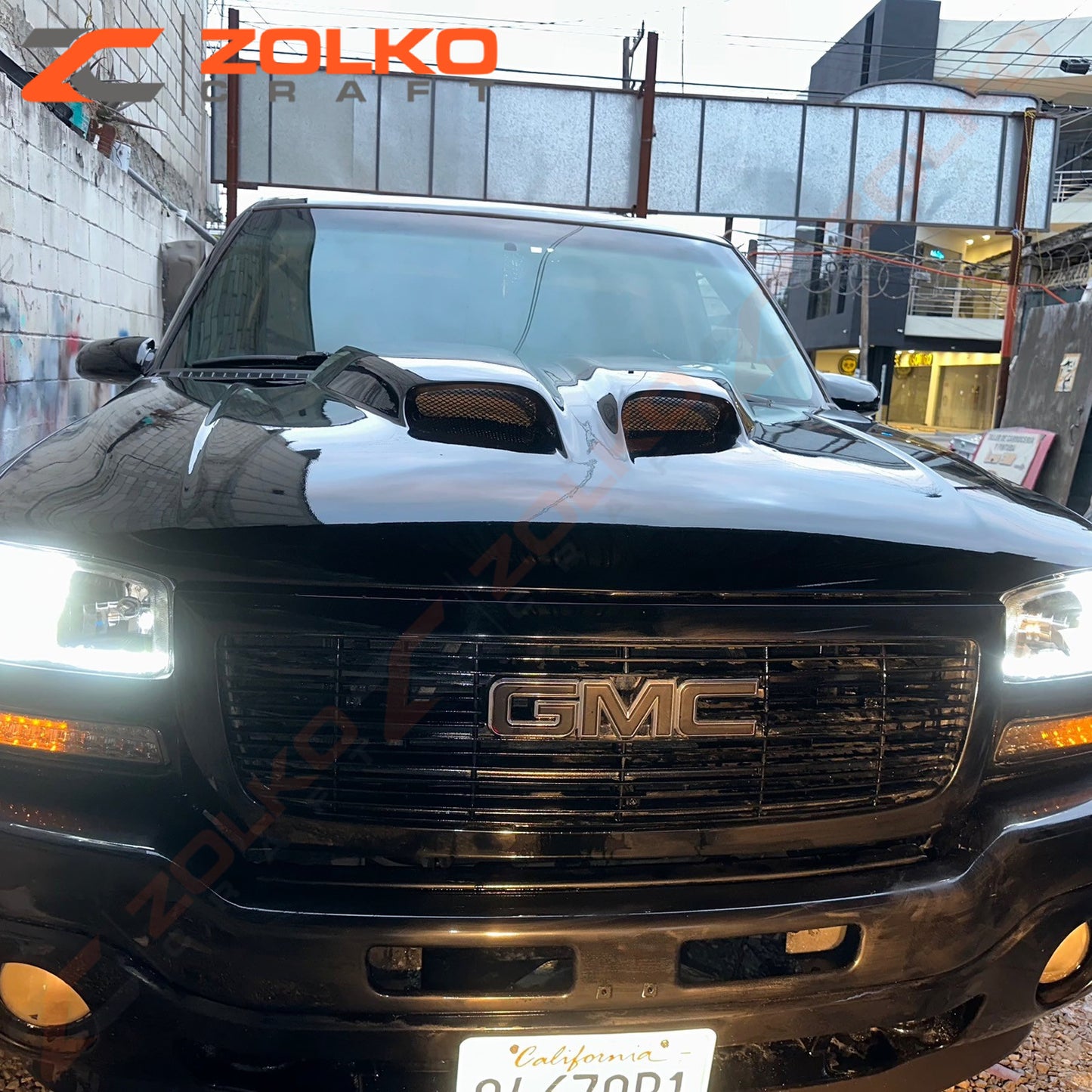 32L Curved Ram Air Hood Scoop